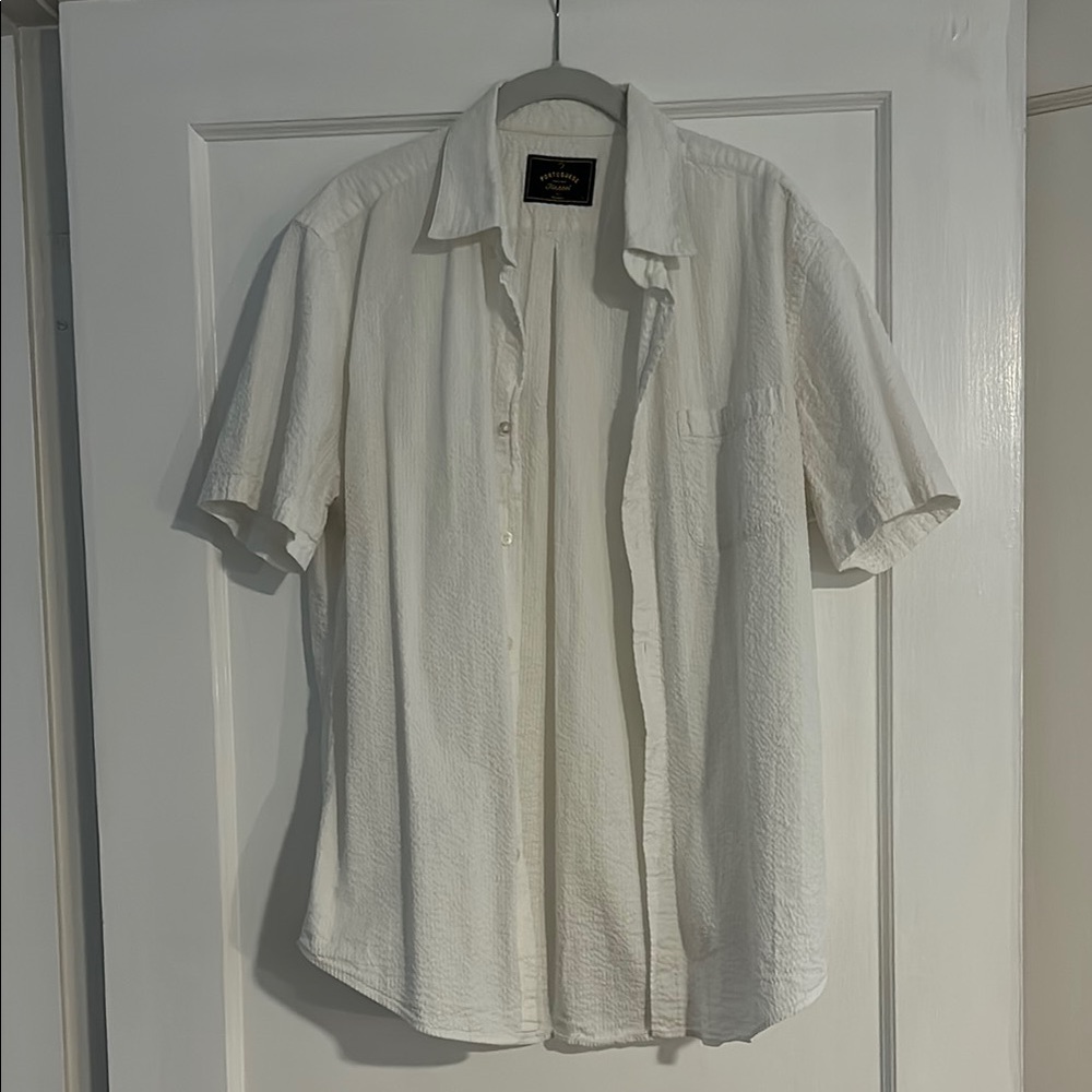 Portuguese Flannel White Men's Shirt